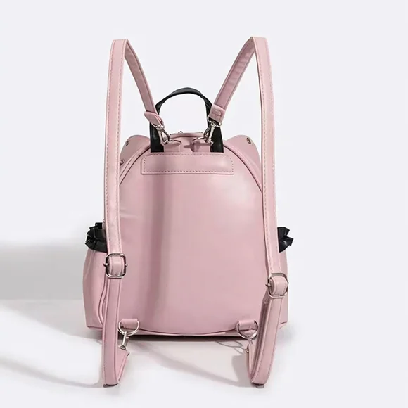 Kawaii Cat Ear Backpack – Pink Lolita Y2K Style - Picture 4 of 5